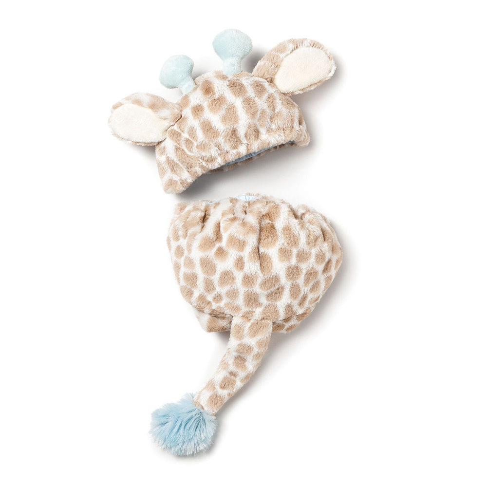 Super Soft Baby Blue Diaper & Hat Cover Set NEW